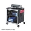 Safco Workstation with 1 Scoot Printer Stand and Swivel Ball Chair Set