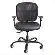 Safco 1 Mesh Task Office Chair with Alday Arm Set in Black