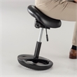 Safco Twixt Saddle Seat Stool Sitting Height 3005BV Black Vinyl