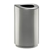 Safco Products Open Top Trash Receptacle with Liner 9920BL Black
