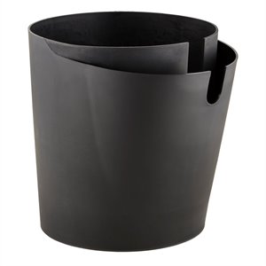 safco products cancan deskside recycling and trash can 9929bl black