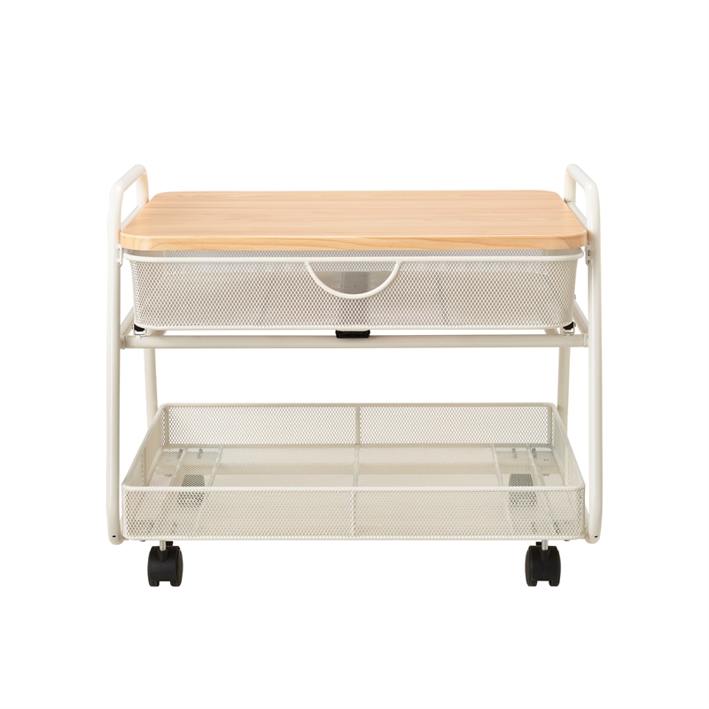 Safco Products Onyx Under Desk Machine White Stand 5208
