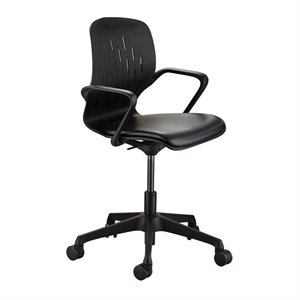 safco products shell height adjustable desk chair 7013