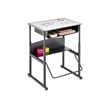 Safco Products Alpha Better Adjustable Height Black Desk 1204GR