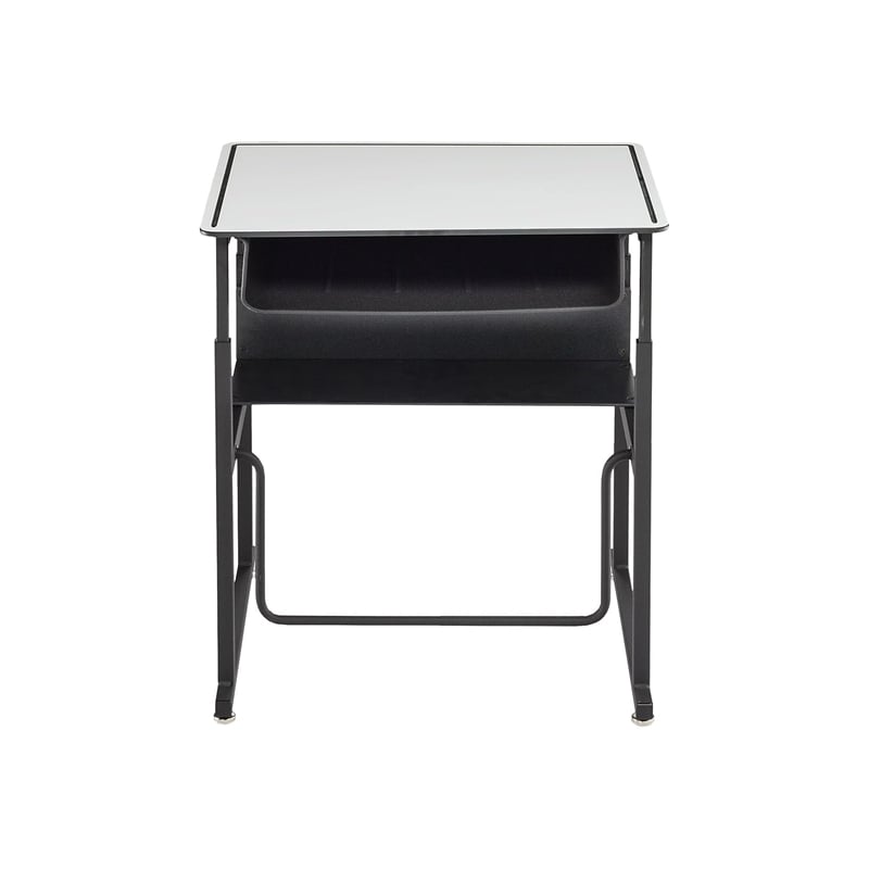 Safco Products Alpha Better Adjustable Height Black Desk 1204GR