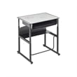 Safco Products Alpha Better Adjustable Height Black Desk 1204GR