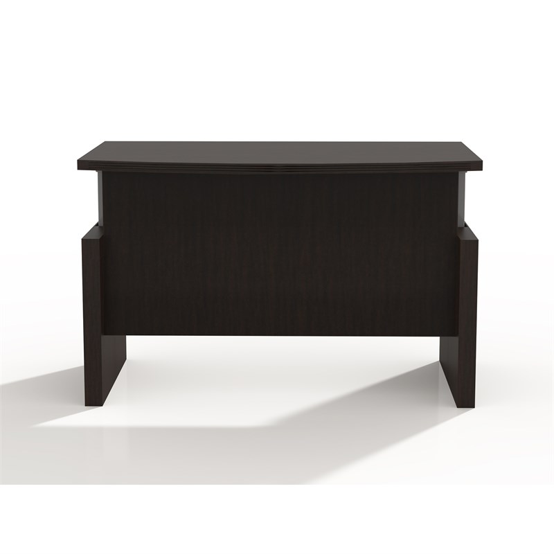 Safco Products Aberdeen Height Adjustable 72 Bow Front Desk with Base