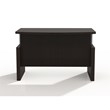 Safco Products Aberdeen Height Adjustable 72 Bow Front Desk with Base