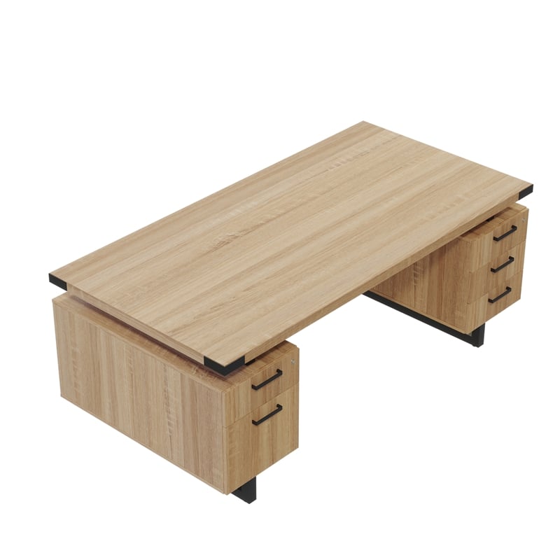 Mirella Free Standing Desk BBB-BF in Sand Dune