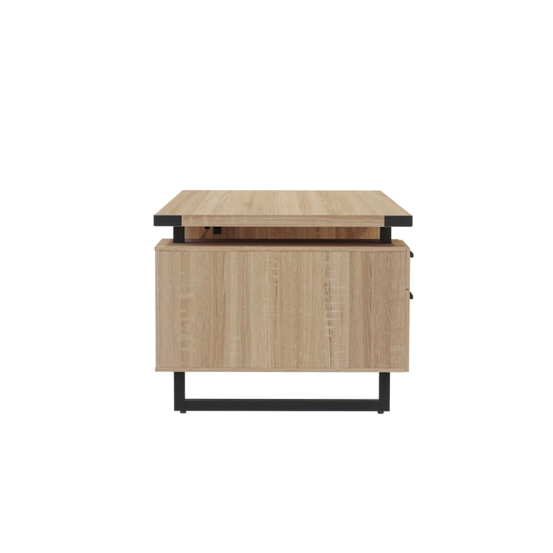 Mirella Free Standing Desk BBB-BF in Sand Dune