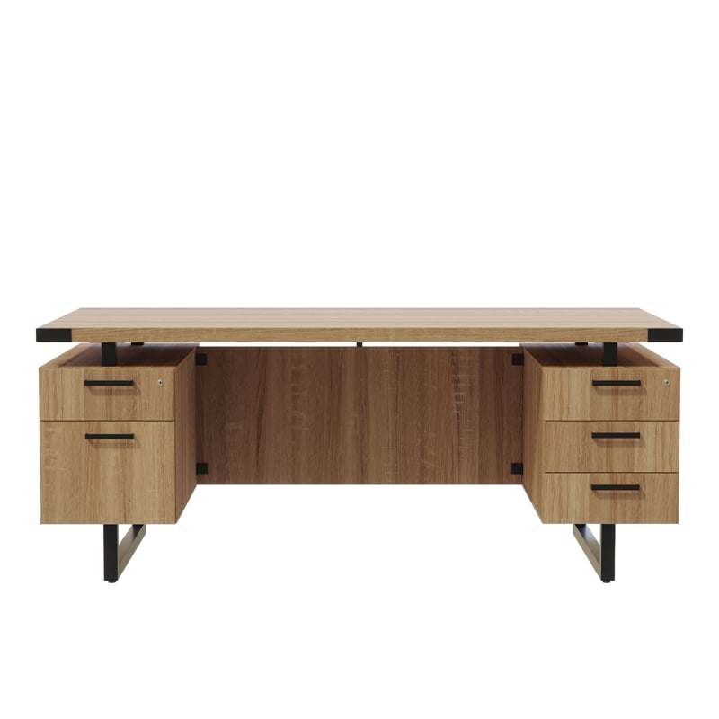 Mirella Free Standing Desk BBB-BF in Sand Dune