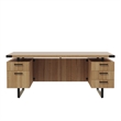 Mirella Free Standing Desk BBB-BF in Sand Dune