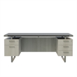 Mirella Free Standing Desk BBB BF in Stone Gray