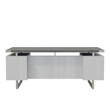 Mirella Free Standing Desk BBB BF in Stone Gray