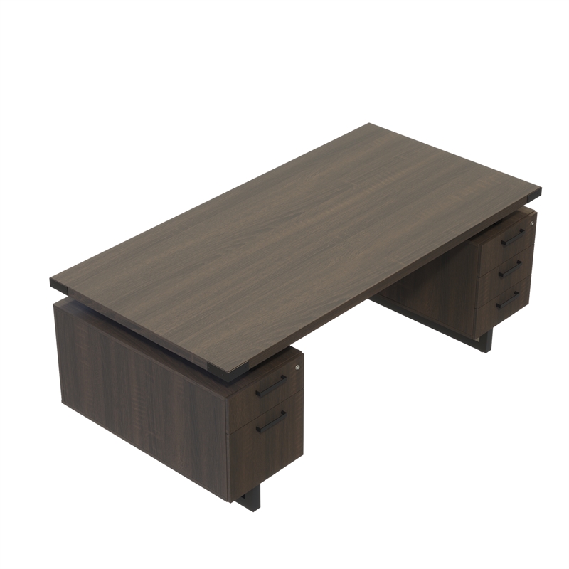 Mirella Free Standing Desk BBB BF in Southern Tobacco