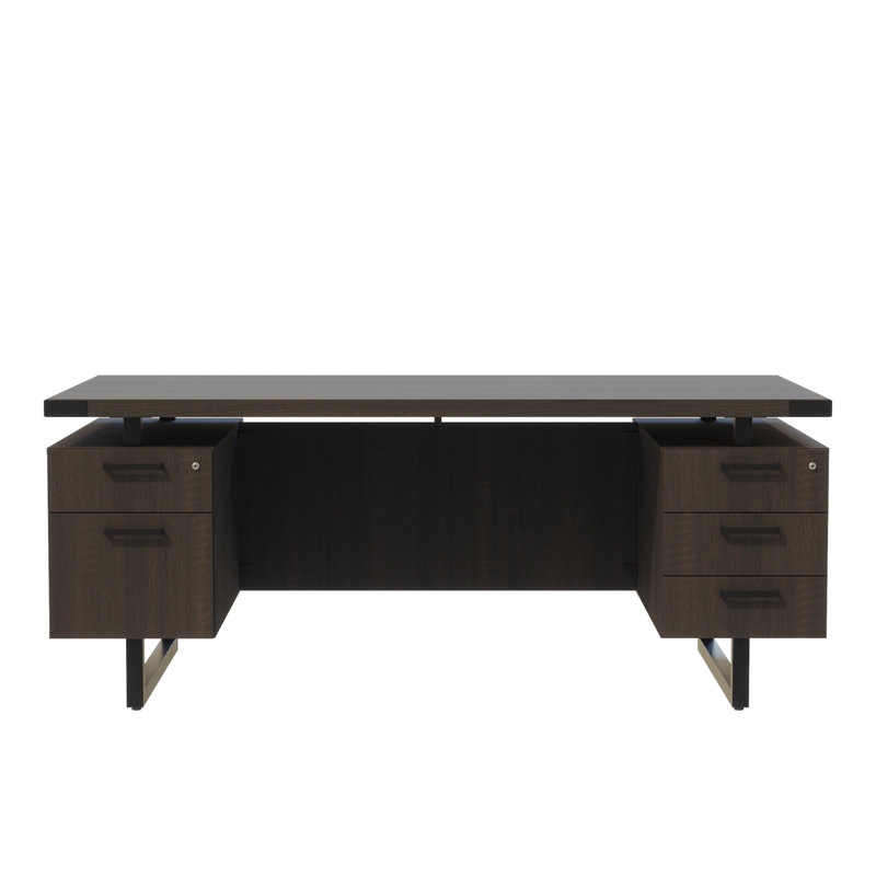 Mirella Free Standing Desk BBB BF in Southern Tobacco
