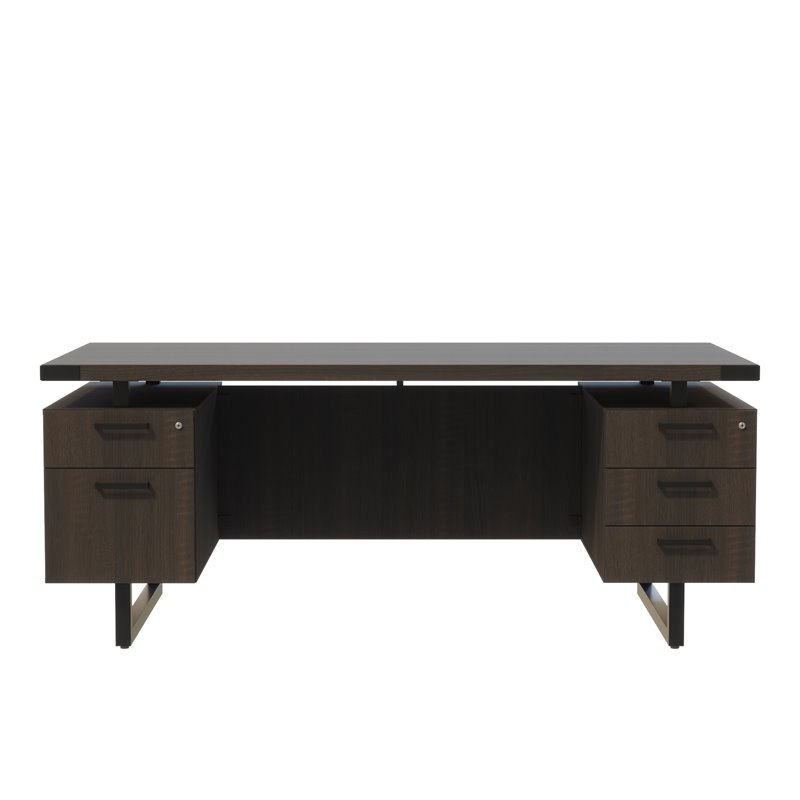 Mirella Free Standing Desk BBB BF in Southern Tobacco