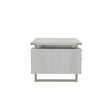 Mirella Free Standing Desk BBB BF in White Ash