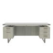 Mirella Free Standing Desk BBB BF in White Ash