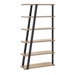 Mirella 5 Shelf Bookshelf in Sand Dune