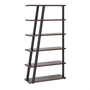 Mirella 5 Shelf Bookshelf in Southern Tobacco