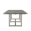 Mirella Conference Table Sitting Height - 12' Stone Gray