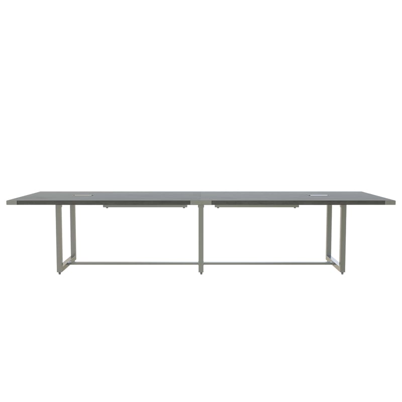 Mirella Conference Table Sitting Height - 12' Stone Gray