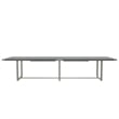 Mirella Conference Table Sitting Height - 12' Stone Gray