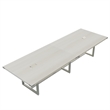 Mirella Conference Table Sitting Height - 12' White Ash