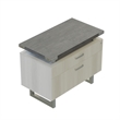 Mirella Lateral File in Stone Gray