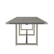 Mirella Conference Table Sitting Height - 16' Stone Gray