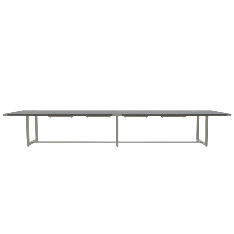 Mirella Conference Table Sitting Height - 16' Stone Gray