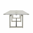 Mirella Conference Table Sitting Height - 16' White Ash