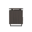 Safco Mirella Modern Wood Reception Desk in Southern Tobacco