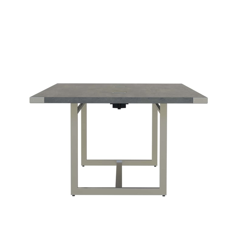Mirella Conference Table Sitting Height - 8' Stone Gray