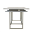 Mirella Conference Table Standing Height - 12' White Ash