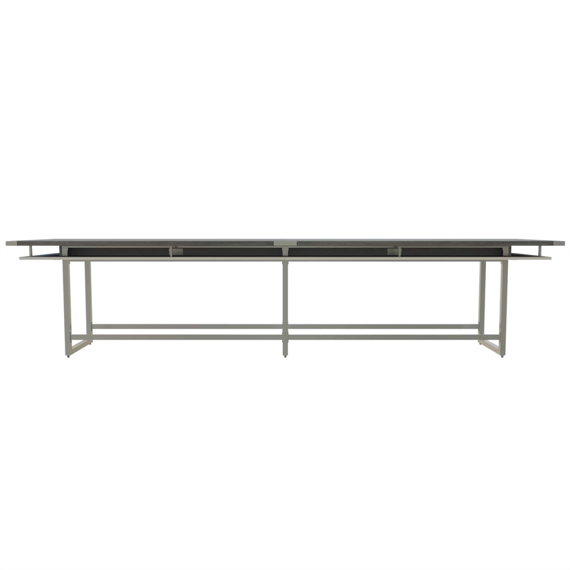 Mirella Conference Table Standing Height - 16' Stone Gray