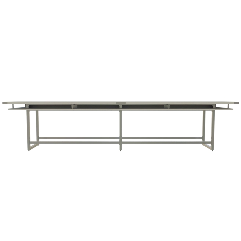 Mirella Conference Table Standing Height - 16' White Ash