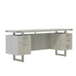 Mirella Free Standing Credenza BBB-BF in White Ash
