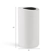 Safco Products 9921WH Open Top Receptacle 14 Gallon