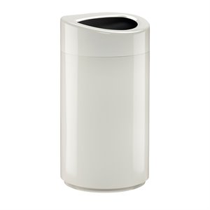 Safco Products 9921WH Open Top Receptacle 14 Gallon