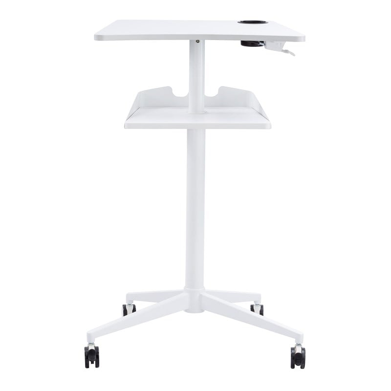 Safco Products 1944 VUM Pneumatic Height-Adjustable Stand-Up Mobile Workstation