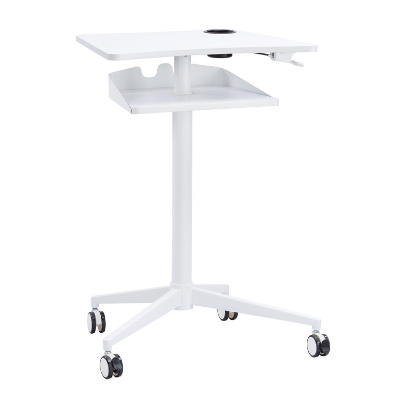 Safco Products 1944 VUM Pneumatic Height-Adjustable Stand-Up Mobile Workstation