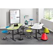 Safco Products 1944 VUM Pneumatic Height-Adjustable Stand-Up Mobile Workstation