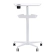 Safco Products 1944 VUM Pneumatic Height-Adjustable Stand-Up Mobile Workstation