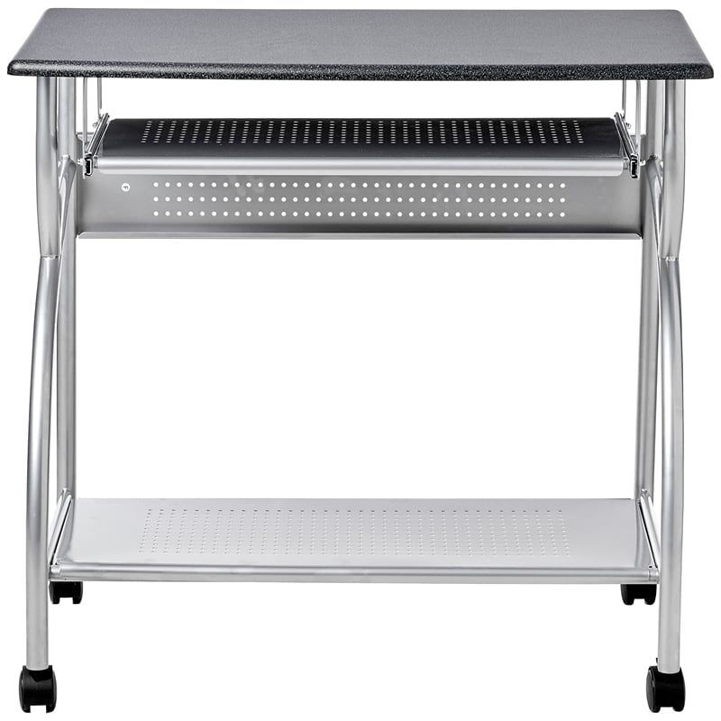 Safco Eastwinds Argo Mobile Metal Computer Cart in Black Anthracite