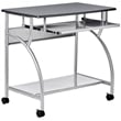 Safco Eastwinds Argo Mobile Metal Computer Cart in Black Anthracite