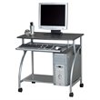 Safco Eastwinds Argo Mobile Metal Computer Cart in Black Anthracite