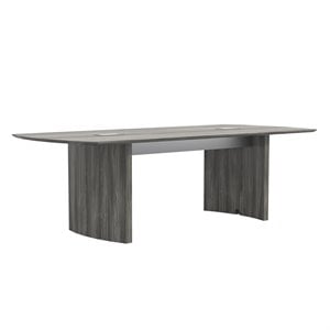 Safco Medina 8' Conference Table in Gray Steel