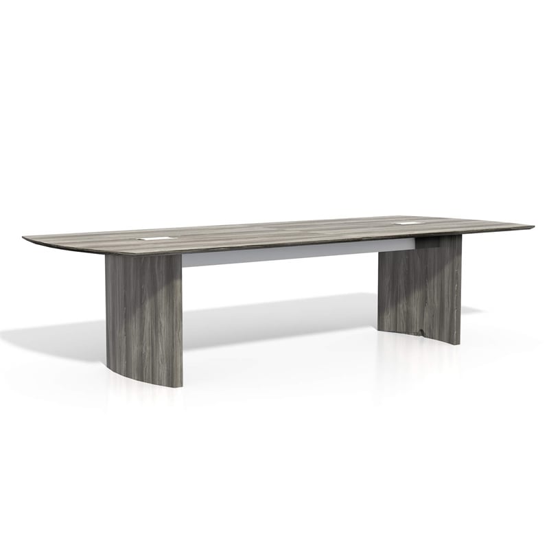 Safco Medina 10' Conference Table in Gray Steel